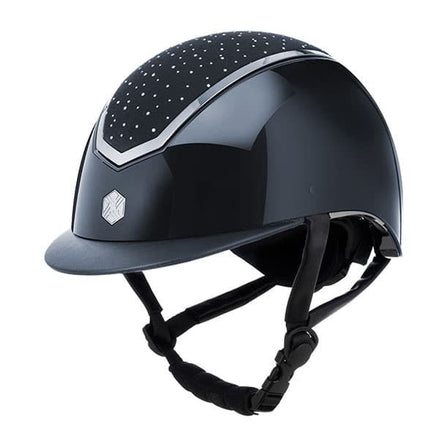 Charles Owen Rijhelm Kylo Gloss Shell & Crystal Top Diverse - Maddelin Equestrian Charles Owen