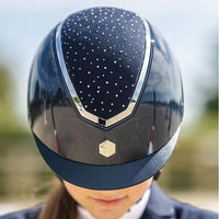 Charles Owen Rijhelm Kylo Gloss Shell & Crystal Top Diverse - Maddelin Equestrian Charles Owen