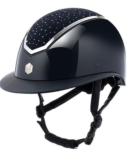 Charles Owen Rijhelm Kylo Widepeak Gloss Shell & Crystal Top Diverse - Maddelin Equestrian Charles Owen