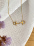 Equestrian Jewelry ketting Cisko met hanger in de vorm van een knebeltrens, in zilver en goud