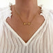 Equestrian Jewelry ketting Cisko met hanger in de vorm van een knebeltrens, in zilver en goud