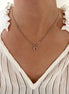 Equestrian Jewelry ketting Lola: fijne ketting met hoefijzerhanger bezet met zirkonia, in goud of zilver
