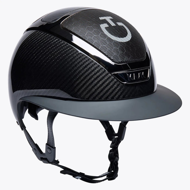 CT Carbon Wide Brim Fiber Cap - Maddelin Equestrian Cavalleria Toscana