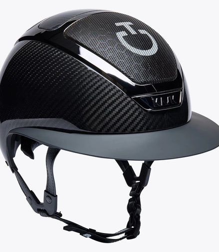 CT Carbon Wide Brim Fiber Cap - Maddelin Equestrian Cavalleria Toscana