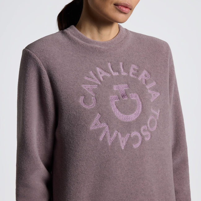 CT Fleece Crew Neck Dames Dames Truien & Sweaters - Maddelin Equestrian Cavalleria Toscana