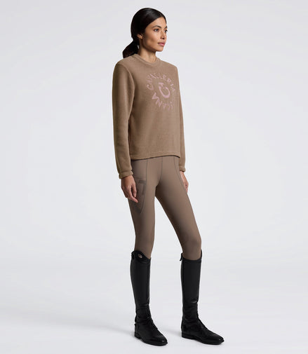 CT Fleece Crew Neck Dames Dames Truien & Sweaters - Maddelin Equestrian Cavalleria Toscana