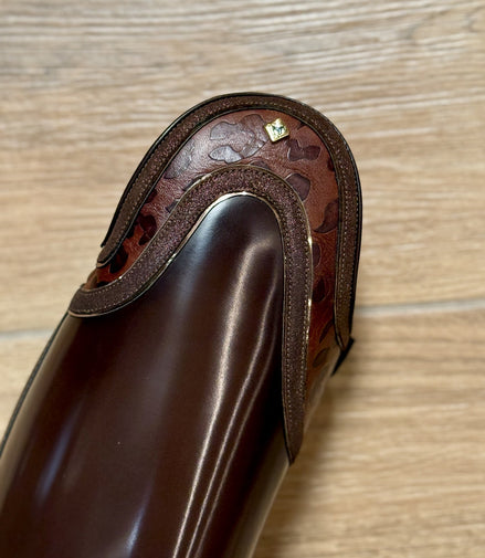 De Niro Bellini Brushed Oxford G28 Aurora + Knee Comfort Rijlaarzen - Maddelin Equestrian De Niro Boot Co