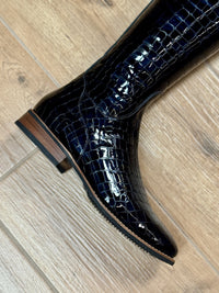 De Niro Bellini Lucido Capri G33 Dodone & GGS79 + Knee Comfort Rijlaarzen - Maddelin Equestrian De Niro Boot Co