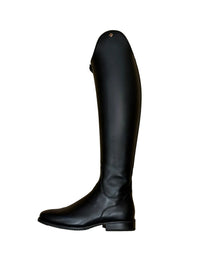 De Niro Bellini Wrat Black Rose Gold Logo Rijlaarzen - Maddelin Equestrian De Niro Boot Co