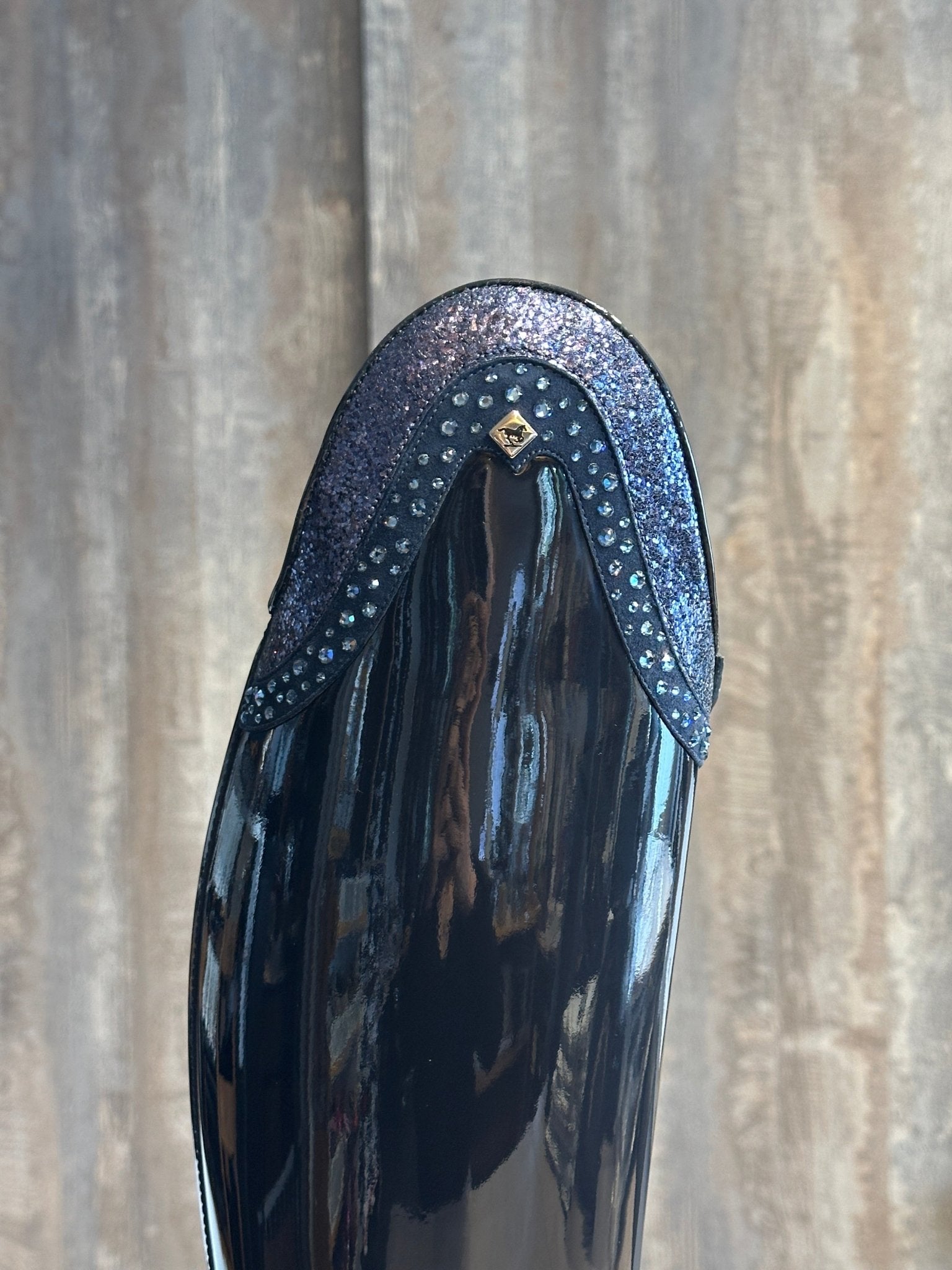 DeNiro Bellini 3 Patent Navy G9 Rondine Gala Blue 10cm GGL80 + New Knee Comfort Rijlaarzen - Maddelin Equestrian