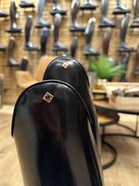 DeNiro Bellini Brushed Black Rijlaarzen - Maddelin Equestrian De Niro Boot Co