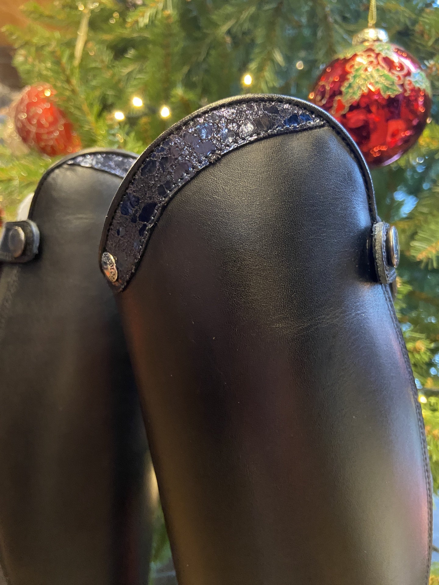 DeNiro Italo 01 Smooth Black Ice Notte Rijlaarzen - Maddelin Equestrian De Niro Boot Co