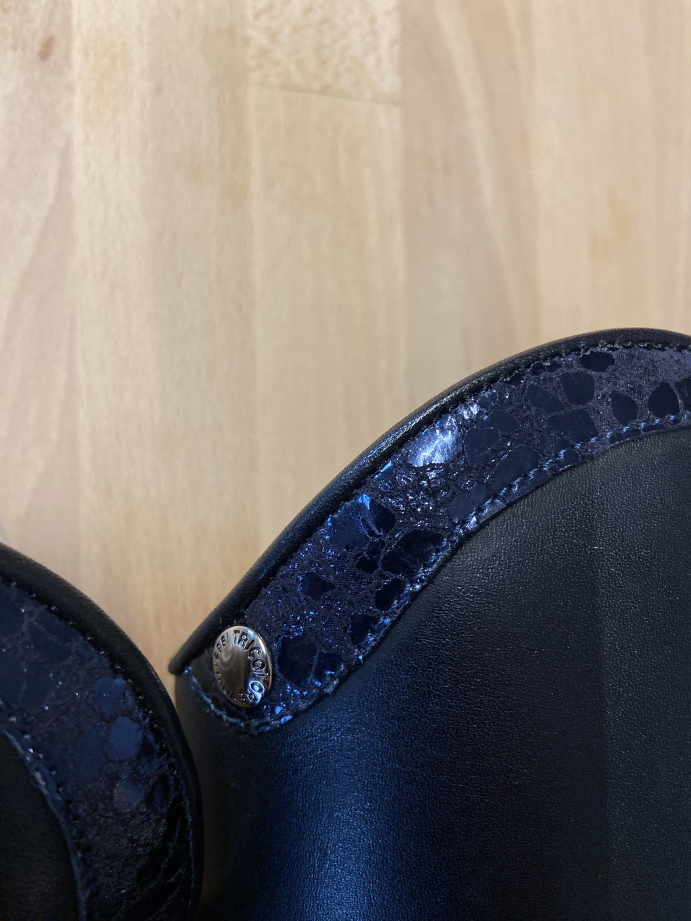 DeNiro Italo 01 Smooth Black Ice Notte Rijlaarzen - Maddelin Equestrian De Niro Boot Co