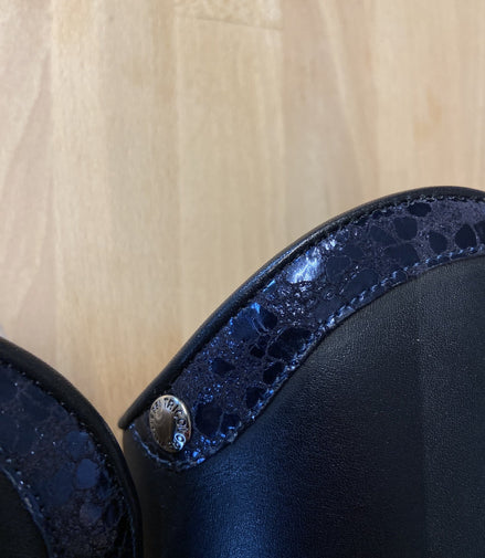 DeNiro Italo 01 Smooth Black Ice Notte Rijlaarzen - Maddelin Equestrian De Niro Boot Co