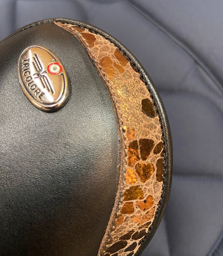 DeNiro Italo/01 Smooth Black Icebronzo Rijlaarzen - Maddelin Equestrian De Niro Boot Co