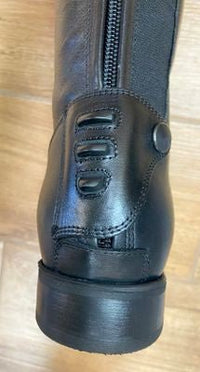 DeNiro Italo/01 Smooth Black Icemagenta Rijlaarzen - Maddelin Equestrian De Niro Boot Co