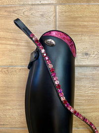 DeNiro Italo/01 Smooth Black Icemagenta Rijlaarzen - Maddelin Equestrian De Niro Boot Co