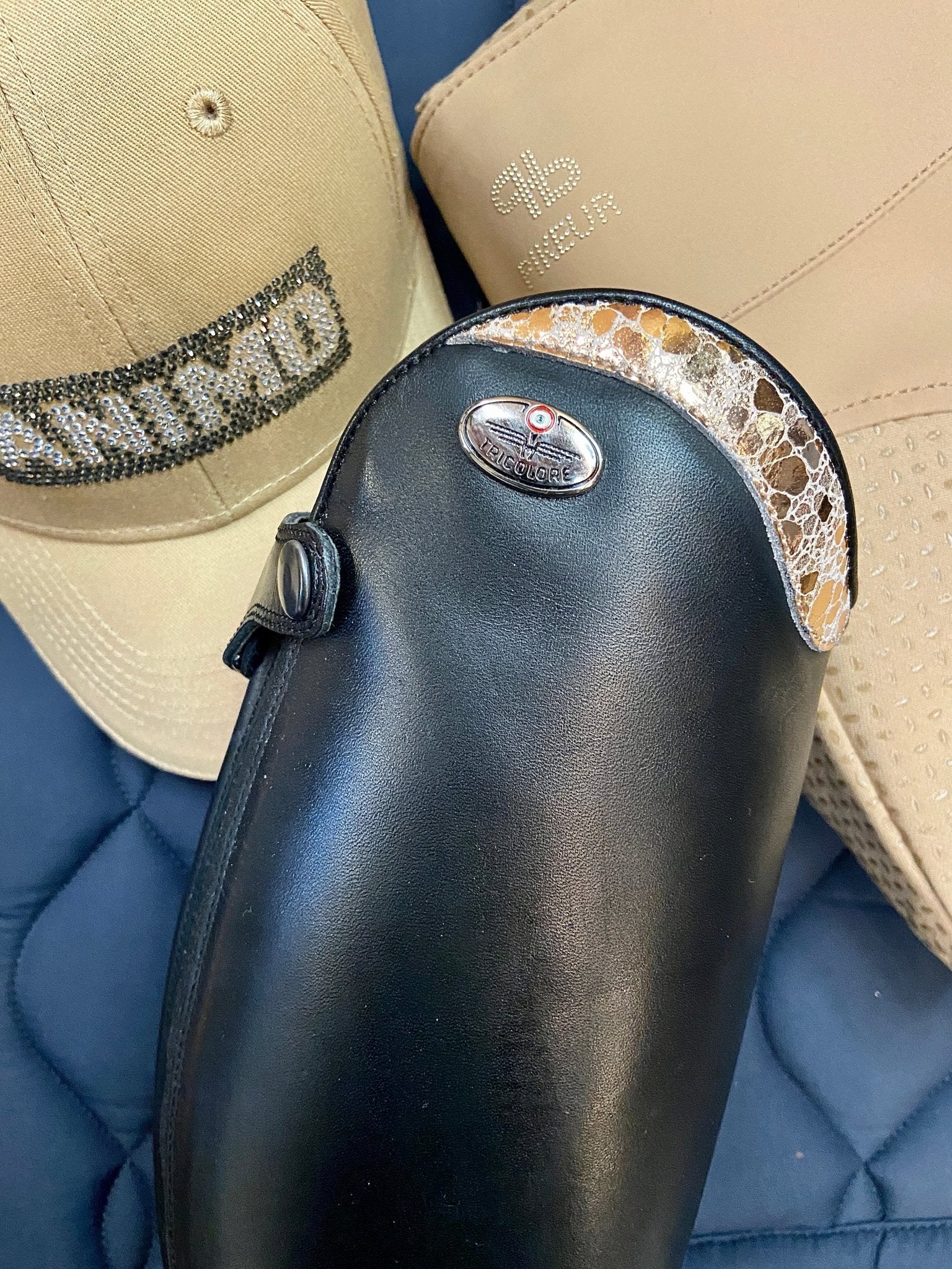 DeNiro Italo/01 Smooth Black Icepesca Rijlaarzen - Maddelin Equestrian De Niro Boot Co