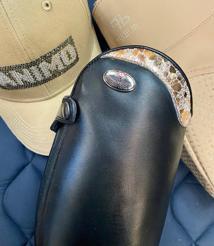 DeNiro Italo/01 Smooth Black Icepesca Rijlaarzen - Maddelin Equestrian De Niro Boot Co