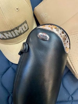 DeNiro Italo/01 Smooth Black Icepesca Rijlaarzen - Maddelin Equestrian De Niro Boot Co