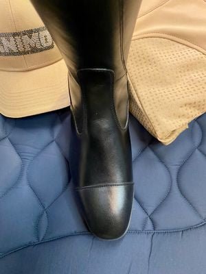 DeNiro Italo/01 Smooth Black Icepesca Rijlaarzen - Maddelin Equestrian De Niro Boot Co