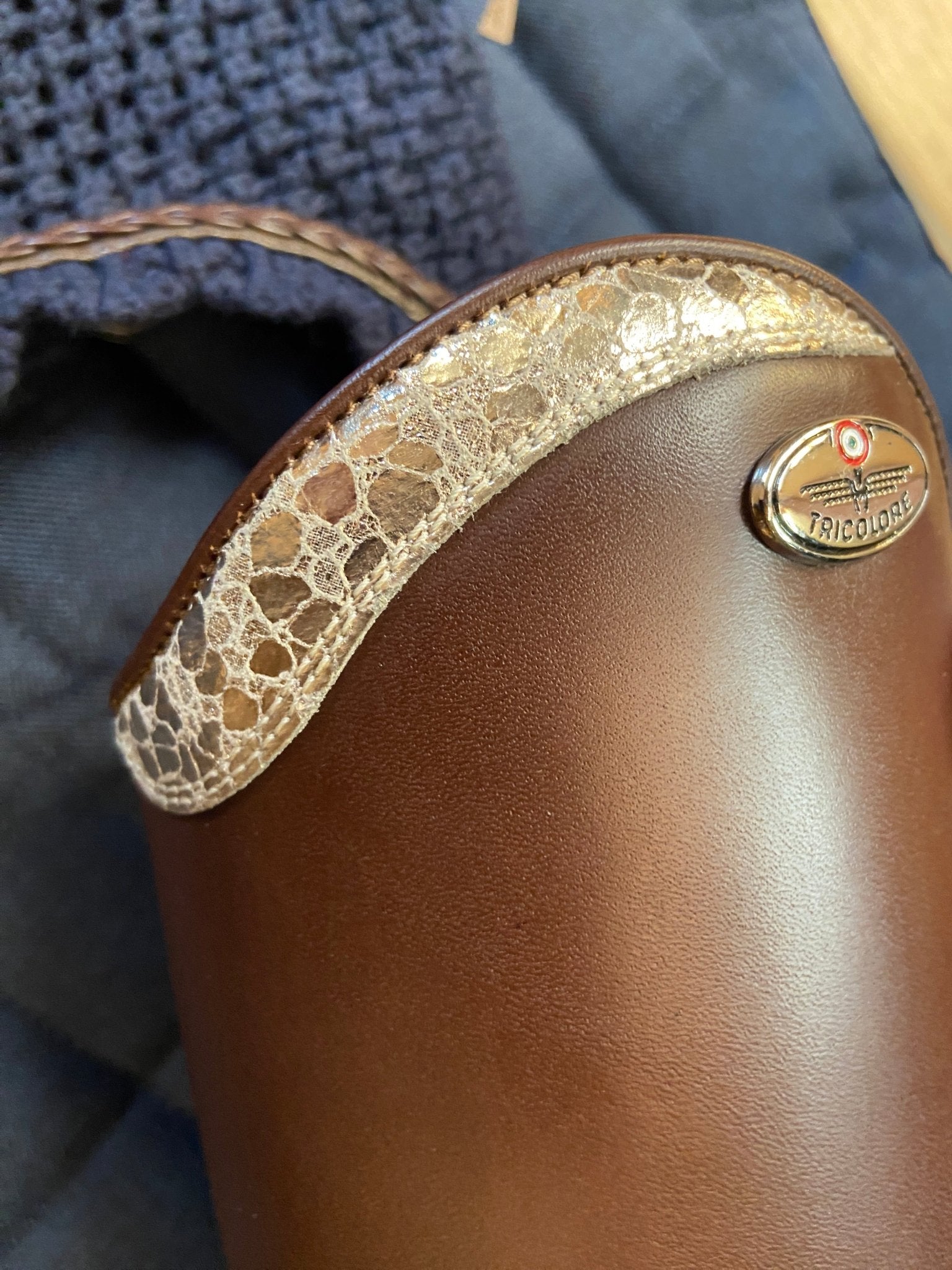 DeNiro Italo/01 Smooth Brown Iceperla Rijlaarzen - Maddelin Equestrian De Niro Boot Co