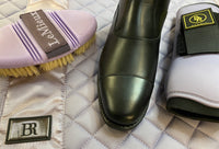 DeNiro Levante/01 Wrat Black Graglicine Rijlaarzen - Maddelin Equestrian De Niro Boot Co