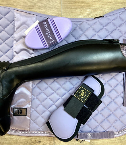 DeNiro Levante/01 Wrat Black Graglicine Rijlaarzen - Maddelin Equestrian De Niro Boot Co