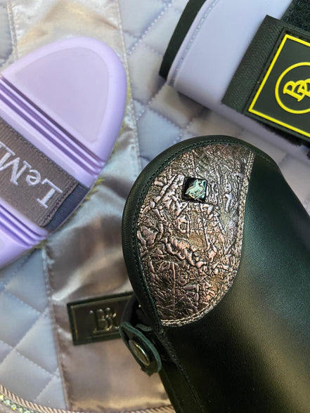 DeNiro Levante/01 Wrat Black Graglicine Rijlaarzen - Maddelin Equestrian De Niro Boot Co