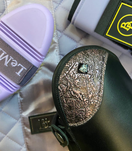 DeNiro Levante/01 Wrat Black Graglicine Rijlaarzen - Maddelin Equestrian De Niro Boot Co