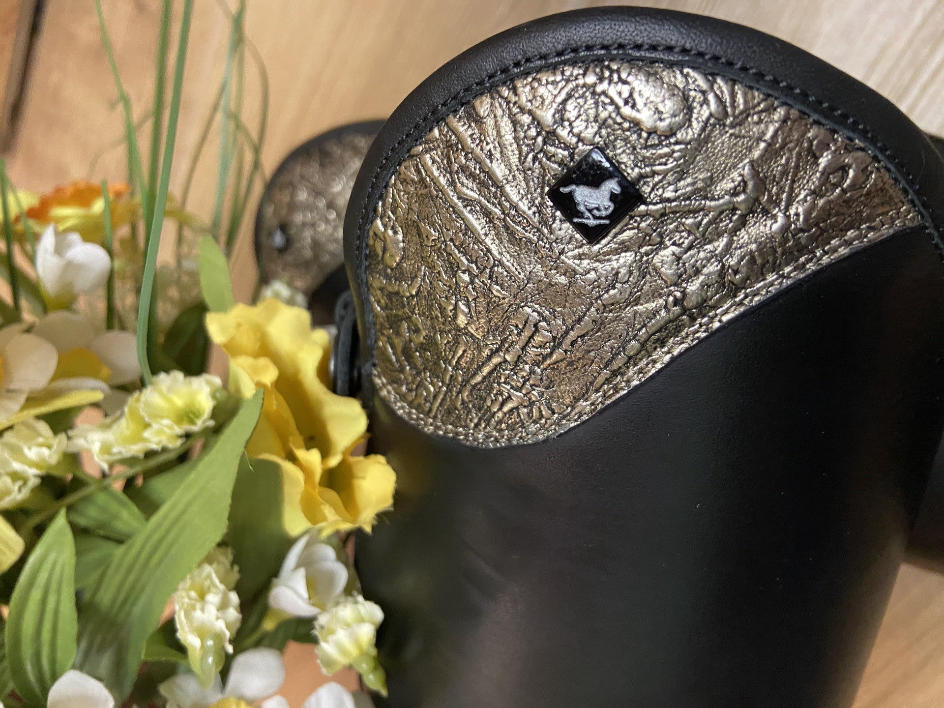 DeNiro Levante/01 Wrat Black Grapapiro Rijlaarzen - Maddelin Equestrian De Niro Boot Co