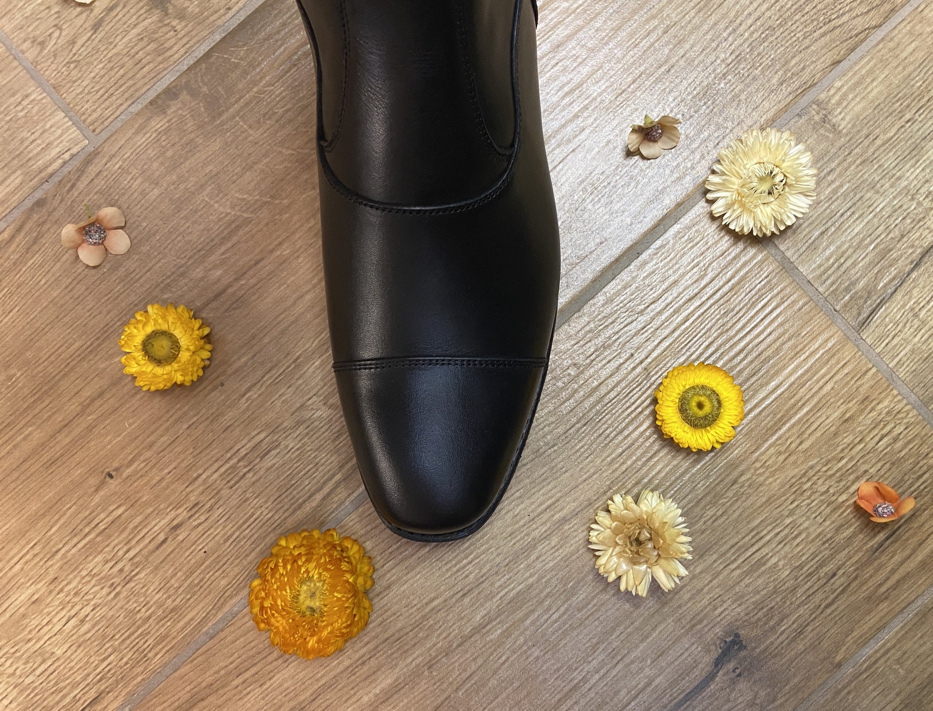 DeNiro Levante/01 Wrat Black Grapapiro Rijlaarzen - Maddelin Equestrian De Niro Boot Co