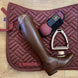 DeNiro Levante/01 Wrat Brown Grarose Rijlaarzen - Maddelin Equestrian De Niro Boot Co