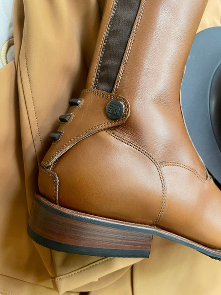 DeNiro Levante/01 Wrat Oxford Gracaramello Rijlaarzen - Maddelin Equestrian De Niro Boot Co