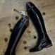 DeNiro Vasari Brushed Blue; Roma Big Strap Lucido Sfumato Blue Rijlaarzen - Maddelin Equestrian De Niro Boot Co