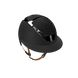 Kask Star Lady Chrome Black Crystals Carpet Black Chinstrap Light Brown – detailfoto 3
