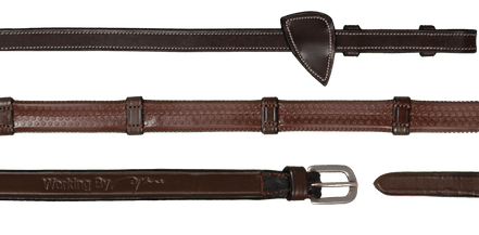 Dy'on 1/2 (13mm) Rubber Reins 7 loops Working coll. Teugels - Maddelin Equestrian Dy on