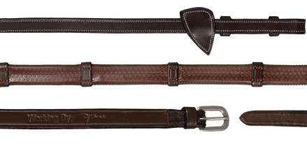 Dy'on 1/2 (13mm) Rubber Reins 7 loops Working coll. Teugels - Maddelin Equestrian Dy on