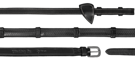 Dy'on 1/2 (13mm) Rubber Reins 7 loops Working coll. Teugels - Maddelin Equestrian Dy on