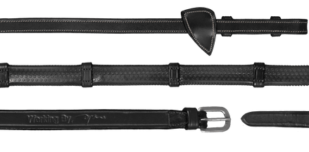Dy'on 1/2 (13mm) Rubber Reins 7 loops Working coll. Teugels - Maddelin Equestrian Dy on