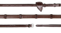 Dy'on 1/2 (13mm) Rubber Teugels 7 Lederen Stops Hunter Coll. Teugels - Maddelin Equestrian Dy on