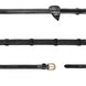 Dy'on 1/2 Howlett Rubber Teugels met 7 Lederen Stops Teugels - Maddelin Equestrian Dy on