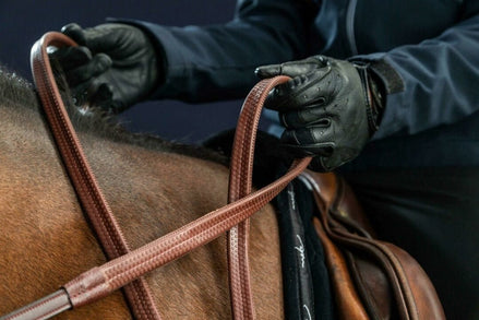 Dy'on 1/2 Rubber Teugels Hunter Teugels - Maddelin Equestrian Dy on