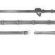 Dy'on 1/2 Rubber Teugels met 7 Lederen Stops Teugels - Maddelin Equestrian Dy on