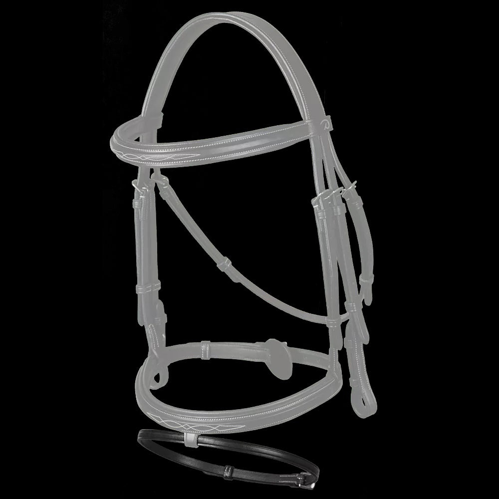 Dy'on 3/8 (10mm) Gecombineerde Neusriem Toebehoren hoofdstellen - Maddelin Equestrian Dy on