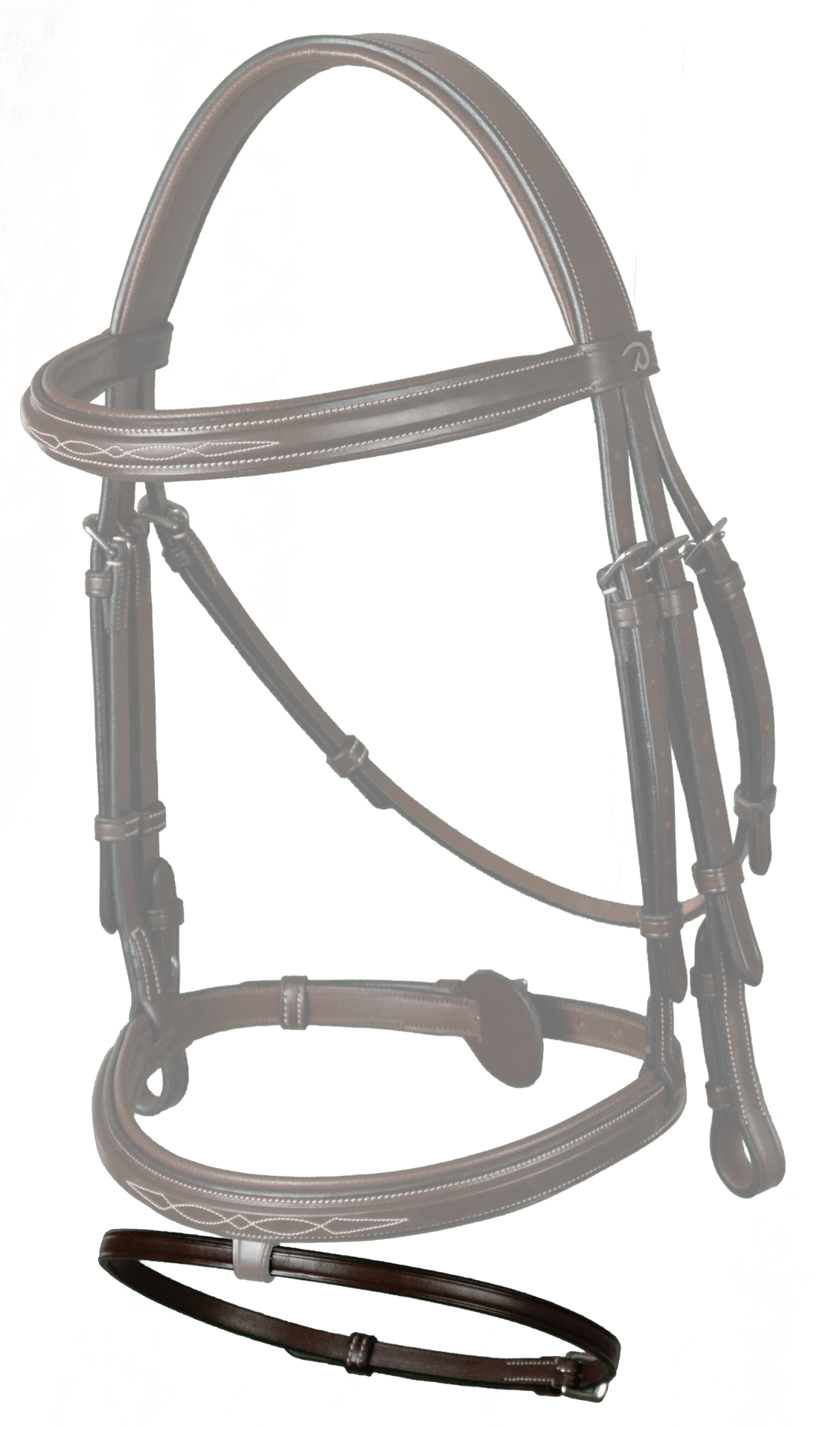 Dy'on 3/8 (10mm) Gecombineerde Neusriem Toebehoren hoofdstellen - Maddelin Equestrian Dy on
