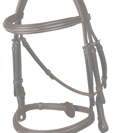 Dy'on 3/8 (10mm) Gecombineerde Neusriem Toebehoren hoofdstellen - Maddelin Equestrian Dy on