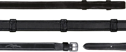 Dy'on 5/8 Full Leather Reins 7 Leather Loops Teugels - Maddelin Equestrian Dy on