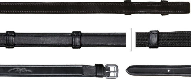 Dy'on 5/8 Hunter reins 7 loops (No stopper) New Eng. Teugels - Maddelin Equestrian Dy on