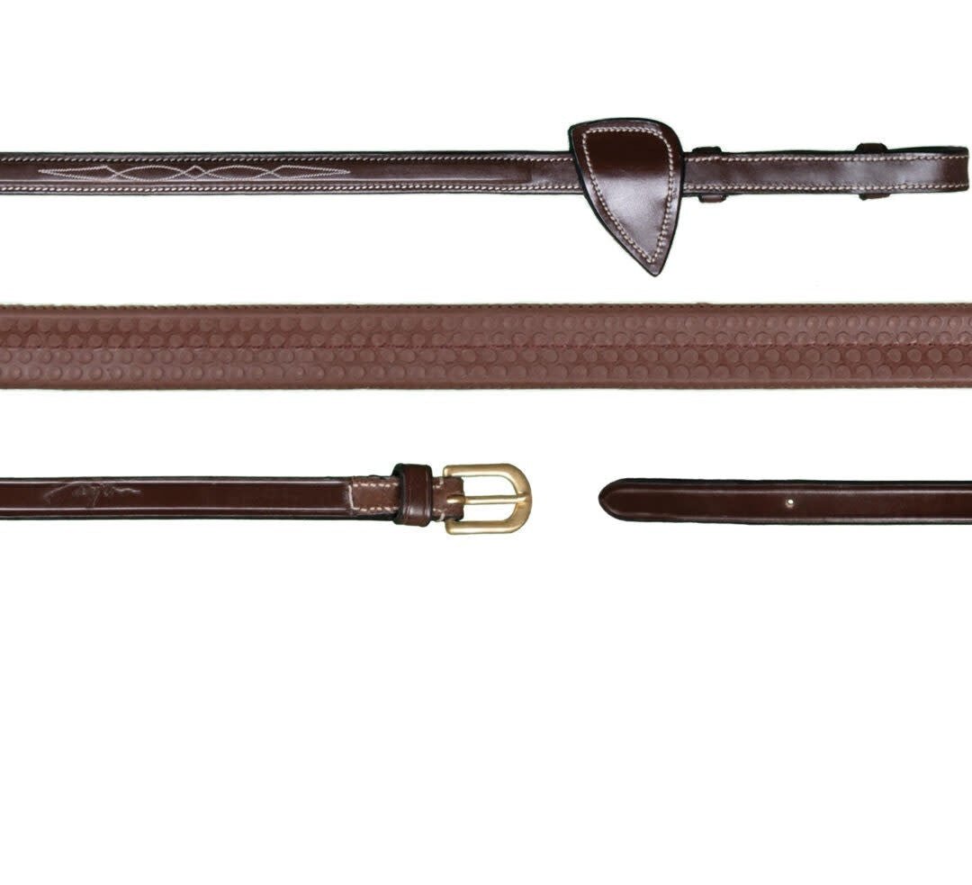 Dy'on 5/8 Rubber Reins Trenshoofdstellen - Maddelin Equestrian Dy on